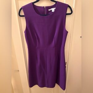 Diane Von Furstenberg Vibrant Purple Mini Dress